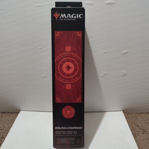 Magic the Gathering XL Desk Pad & Coaster Set Official MTG Collectibles